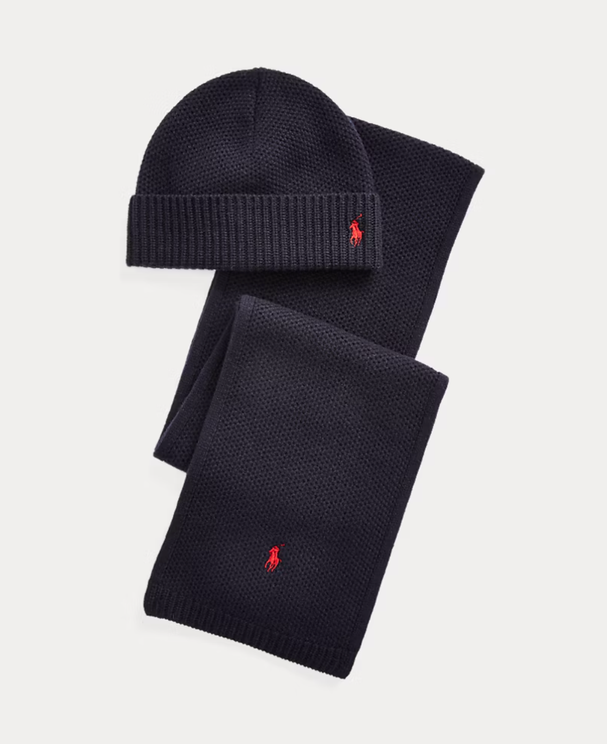 Conjunto de bufanda y gorro de lana