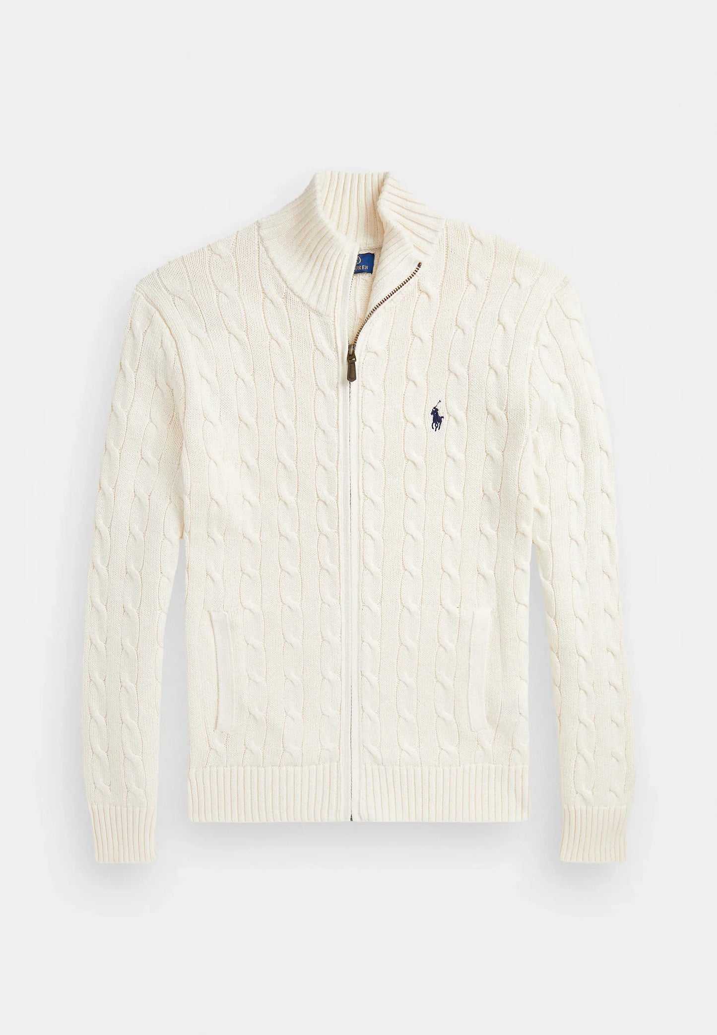 Chaleco de algodón de punto cable