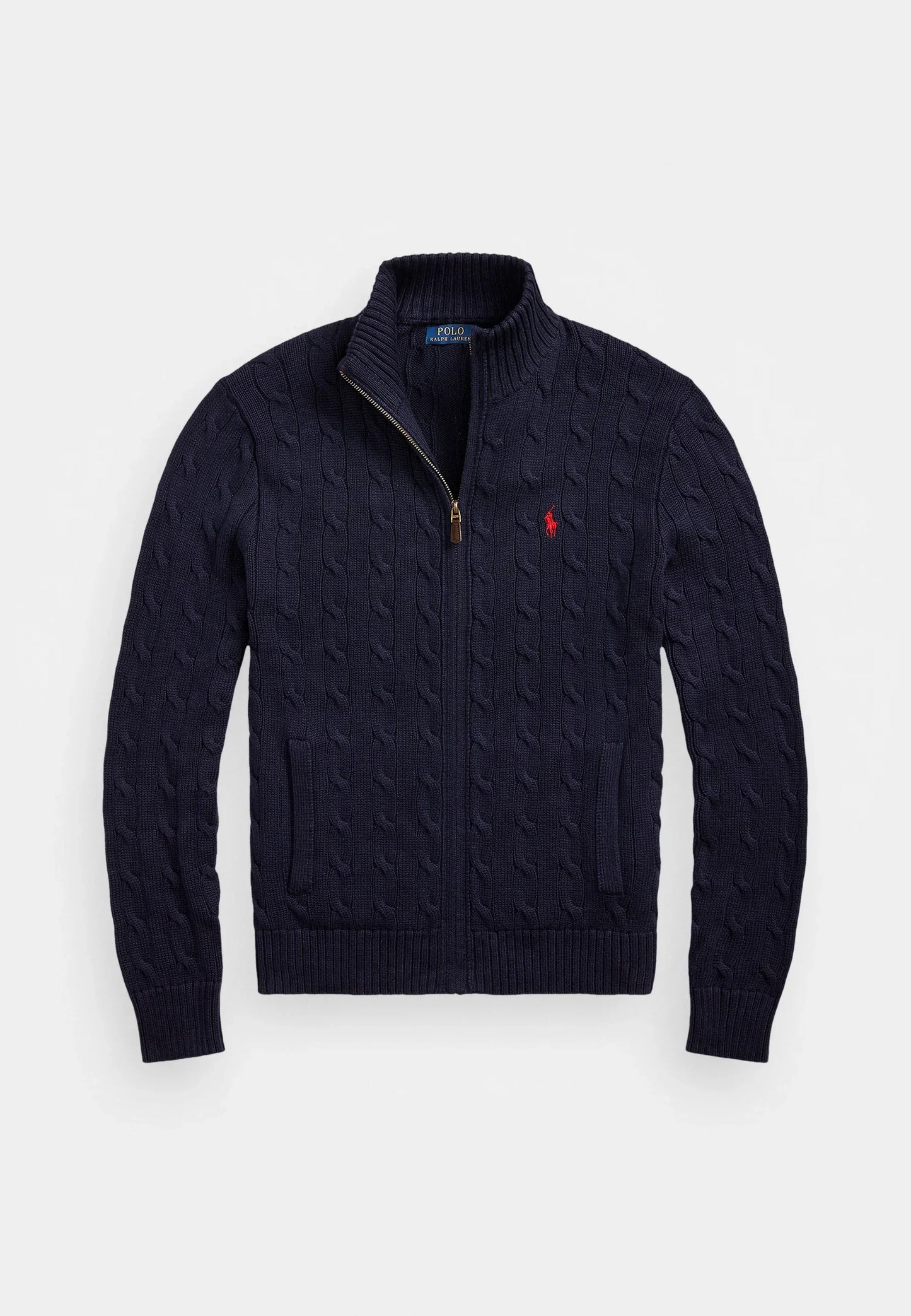 Chaleco de algodón de punto cable