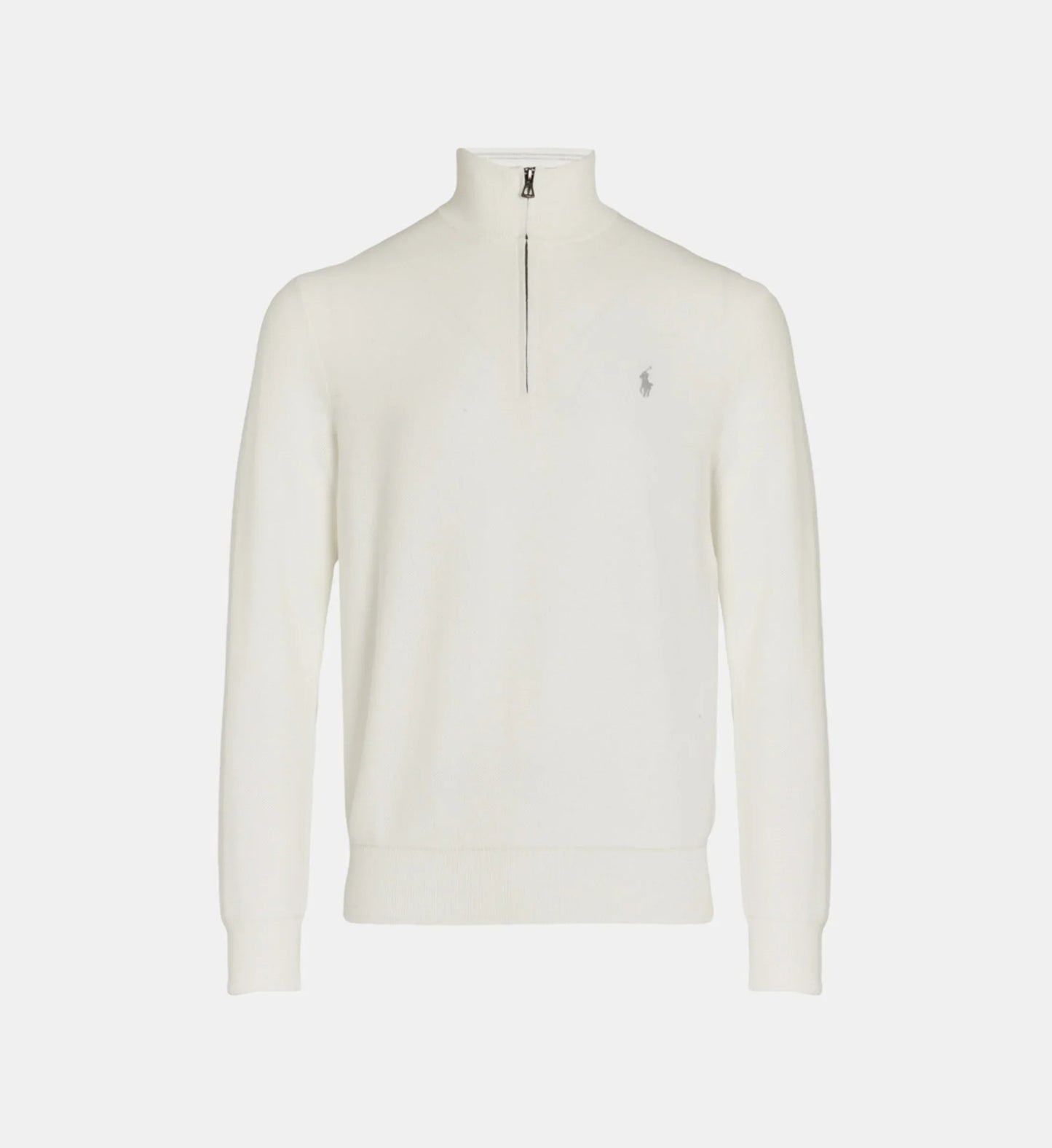 Jersey de cuello camionero de corte recto en algodón piqué