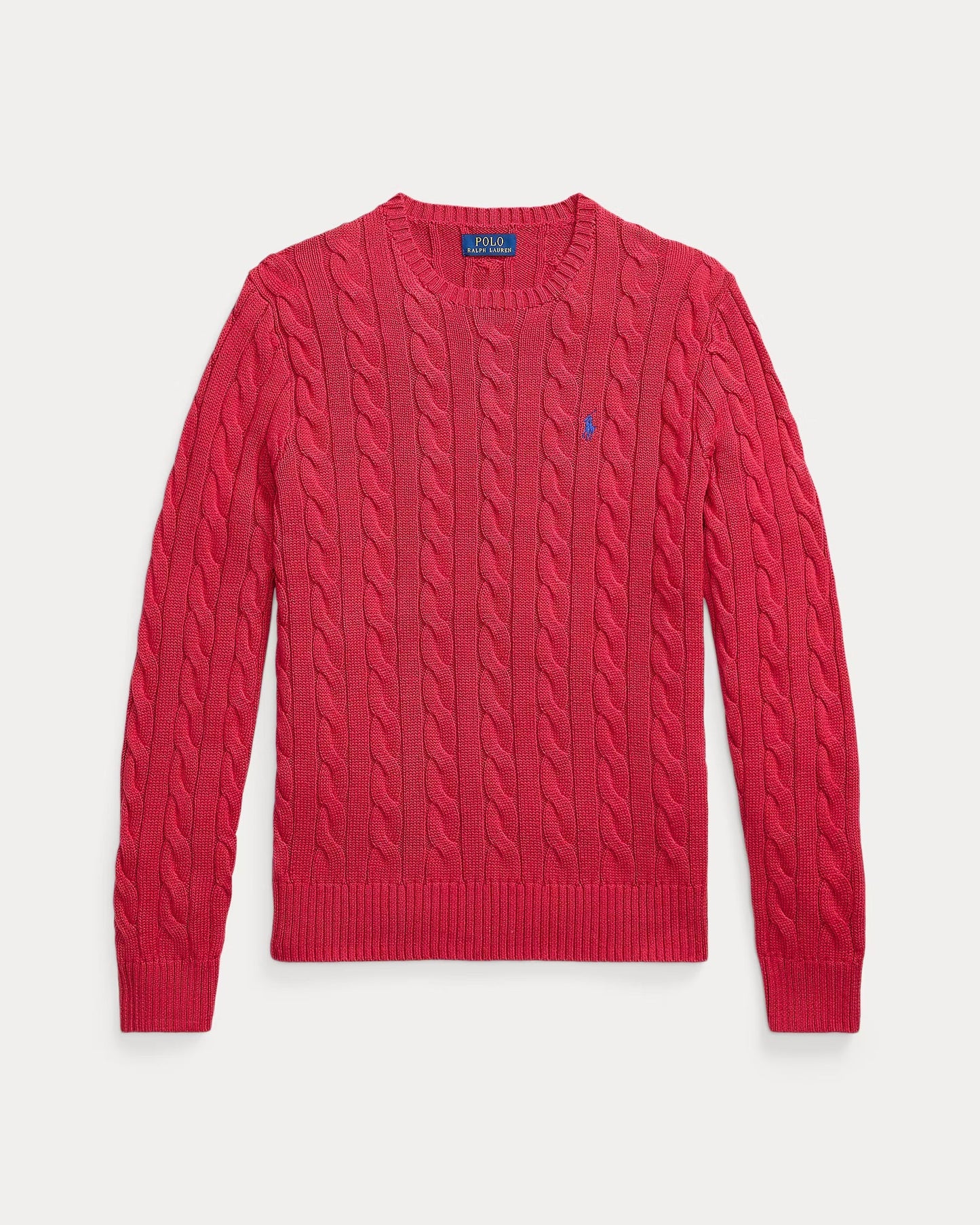 Suéter de algodón de punto cable